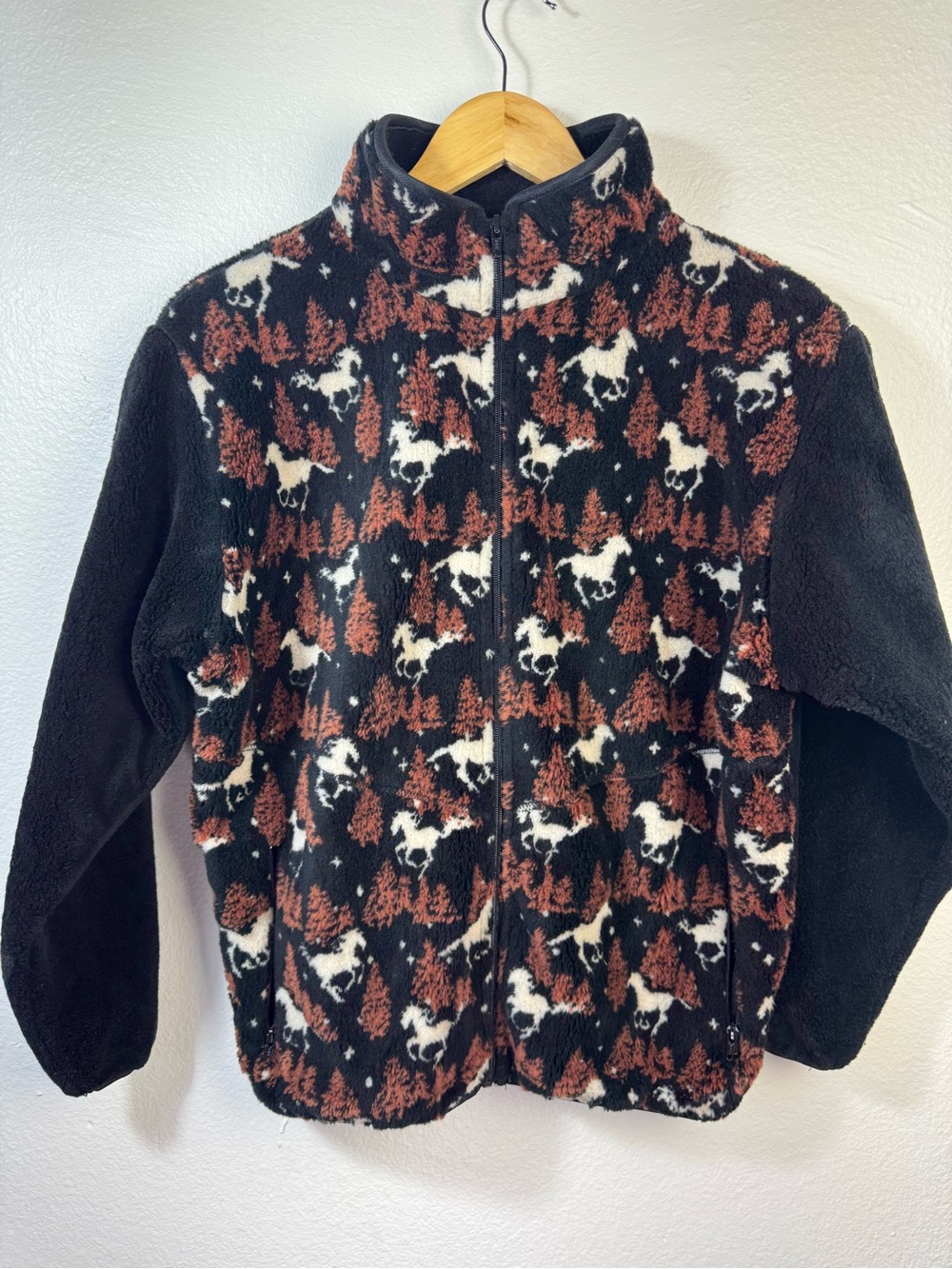 Black Diamond Stateline Tack XL Horse Fleece Jacket Made in USA